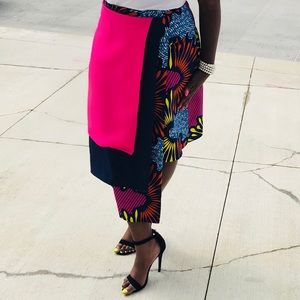 RIVERS colorblock skirt